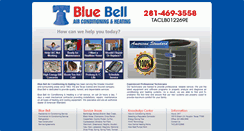 Desktop Screenshot of bluebellac.com